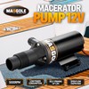 Macerator Waste Pump, Sewage Washdown 12V 13GPM, Quick Release Sewage