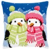 Vervaco Cross Stitch Kit: Cushion: Penguins with Scarf, Other, NA,