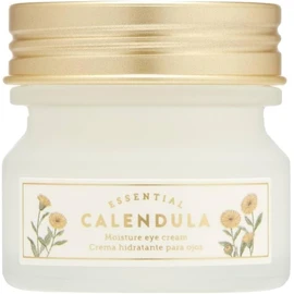 The Face Shop Crema Contorno de Ojos Coreana de Caléndula | Calendula Essential Moisture Calma y Suaviza Piel Sensible | Previene Resequedad y Líneas Finas | Hidratante Ligero K-Beauty 20 ml