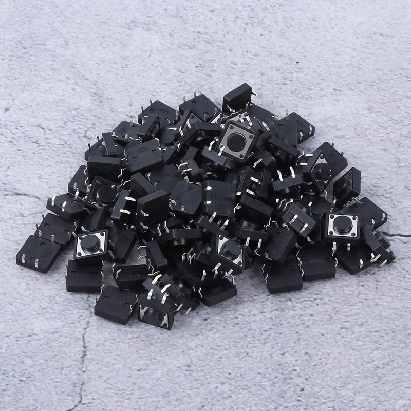 Tact Switch, Push Button Switch, Tactile Push Button Switch, 100pcs