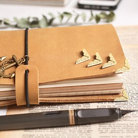 HEEPDD 100pcs Book Corner Protectors, Retro Metal Book Albums Scrapbook Folder Corner Protector Menus Notebook File Corner Decorative Accessory