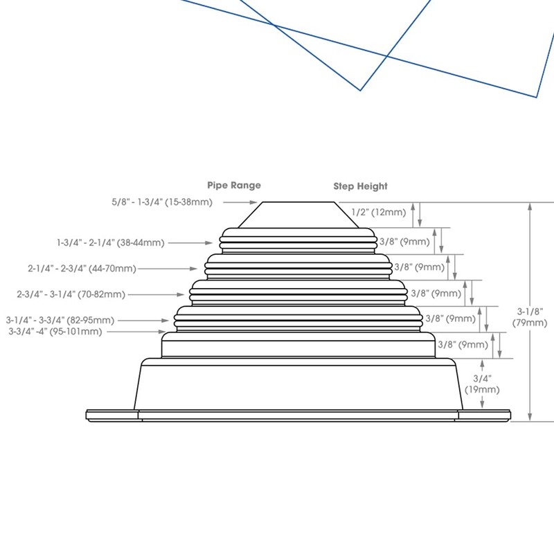 Pipe Collar Master Flash® Standard No. 2 - EPDM Rubber