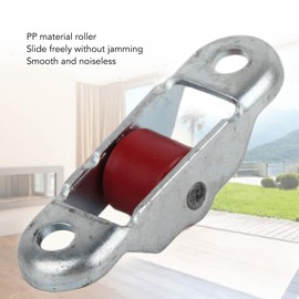 Tissting 10PCS Sliding Door Pulley Roller, Mute Roller Single Wheel with Base 12mm Stainless Steel Sliding Window Sliding Door Window Pulley for Cabinetfor Cabinet