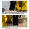 3 1/2 inch Dry Core Drill Bit 10in/254mm Drilling Depth，