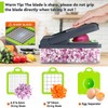 MealHelper 12-in-1 Vegetable Chopper, 7 Blade Veggie Chopper, Practical Food
