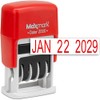 MaxMark 2000 Dater - Sello de fecha autoentintado, color rojo