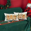ONWAY Christmas Gingerbread Lumbar Pillow Covers 12x20 Set of 2