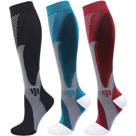HYRIXDIRECT Compression Socks for Men Women 20-30 mmHg Compression Socks for Sports Support Socks