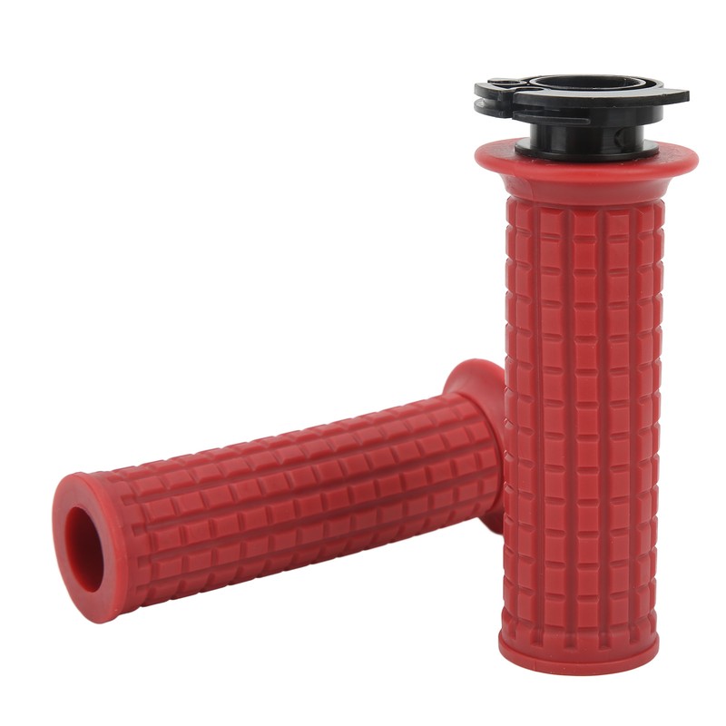 Motorcycle 22mm Handlebar Throttle Grips Silicone Left Right Side for