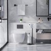 Kitsure Toilet Paper Holder Free Standing - Large Capacity Toilet