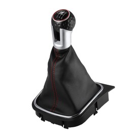A ABSOPRO Car 6 Speed Gear Knob for Volkswagen R32 Black