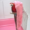 OTKARXUS Comfort Corner Fleece Bird Blanket,1PC Winter Warm Parrot Cage