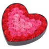 Q-FLA 781490 Soapflower Bath Solution, Heart Box, RE, Red, Gift,