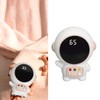 Astronaut Shaped Cute Hand Warmer Digital Display USB Rechargeable 2