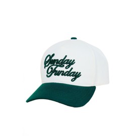 Gorra Spruce Kiblo Ajustable Corona Alta Visera Curva Sunday Funday Verde | Unitalla