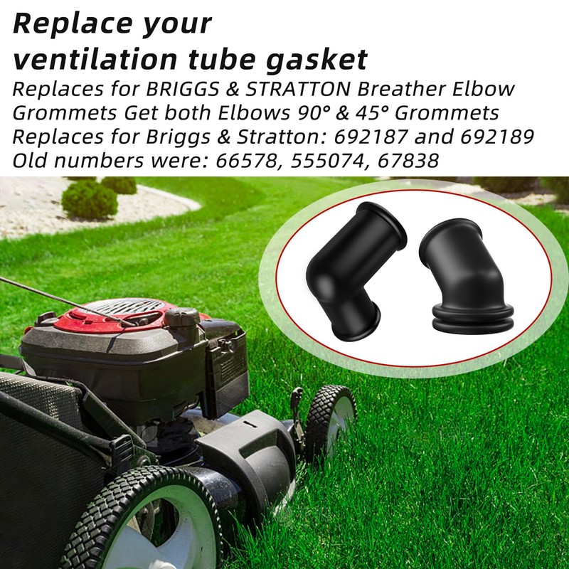 3 Set rubber 45° 692187 66578 and 90°692189 67838 Breather