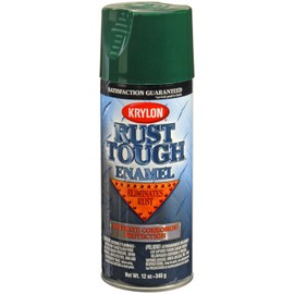 Krylon RTA9223 'Rust Tough' Hunter Green Rust Preventive Enamel - 12 oz. Aerosol