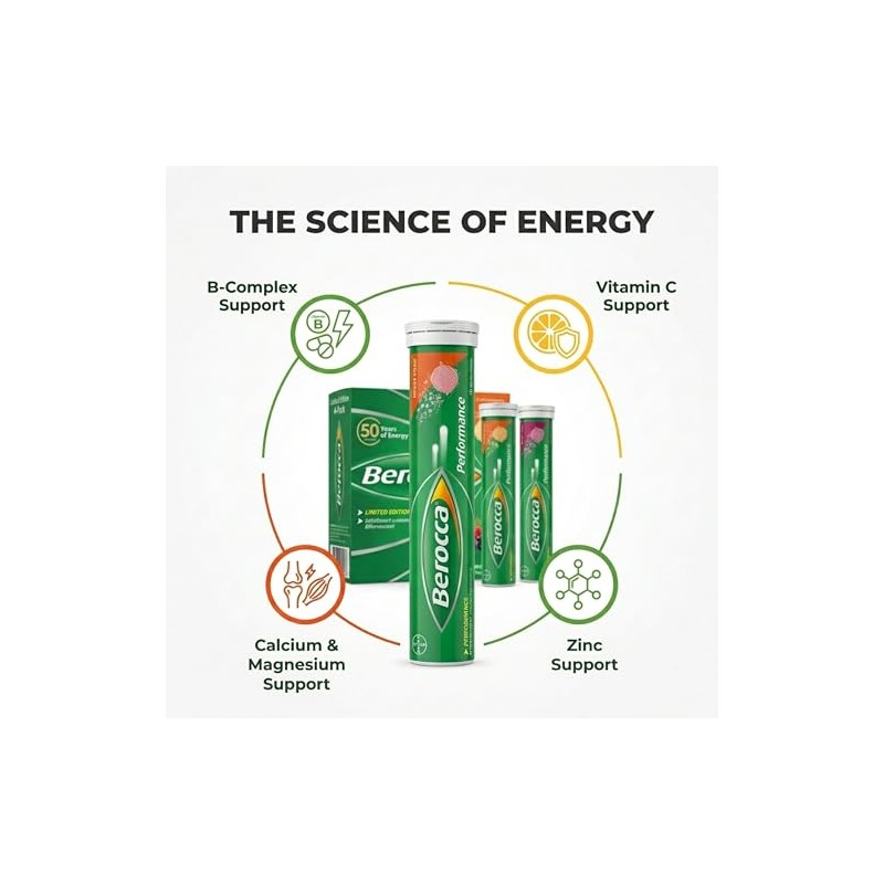 Berocca Boost Multivitamin Tablets Pack Of 20