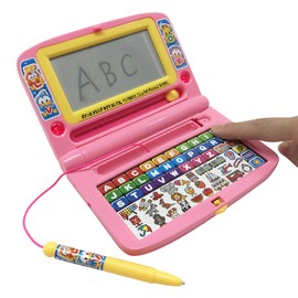 Fun Athon deABC Press the button to make a voice sound, light flash, write and press to hear kids toys (pink)