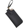Alto Rose Glasses Case, Soft, Vertical, Sunglasses, Strap Included, Bi-Color,