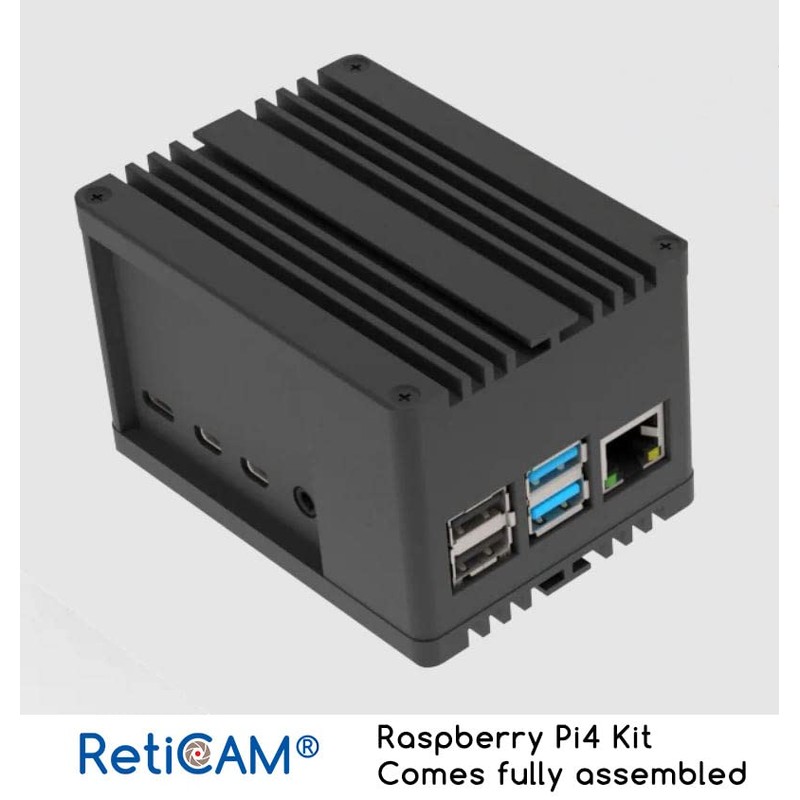 Raspberry Pi 4 Model B 4GB Kit - Aluminum Case,