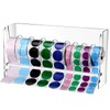 Qilery Adjustable Label Dispenser Acrylic Sticker Dispenser Sticker Roll Holder