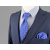 S&W SHLAX&WING Slim Men's Necktie, Pocket, Square, Skinny Tie Set,