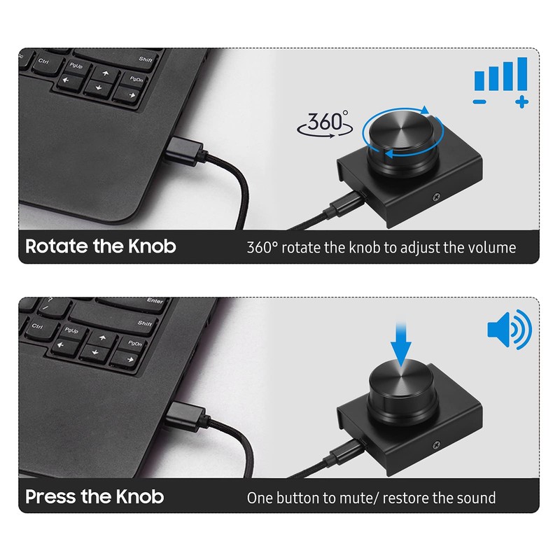Mingzhe USB Volume Control Knob One Key Mute Volume Controller