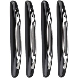 Akozon Protector de Borde de Puerta, 4 Piezas Protectores de Borde de Puerta de Coche Tira de Cubierta de Ajuste Parachoques de Esquina Protector Antiarañazos Anticolisión Protección de