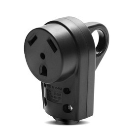 OPL5 RV 30 Amp Female Replacement Plug 125/250V Plug Heavy Duty RV 30 Amp NEMA TT-30R with Ergonomic Grip Handle for RV, Camper, Caravan, Motorhome
