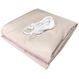 Water Resistant Fabric - Waterproof Fabric for Outdoor Furniture, Cushions - Waterproof Outdoor Fabric for Pergola, Panels -Waterproof Awning Fabric- Waterproof Canopy Fabric (8' x 10', Beige)