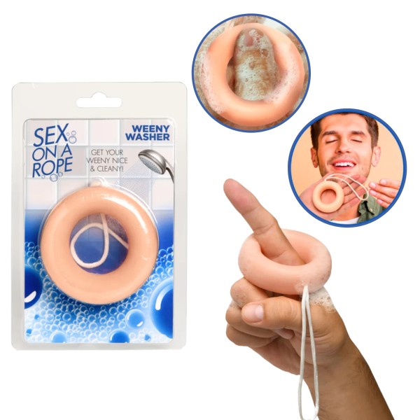XR Brands Large Soap On A Rope Lightly Scented Moisturizing