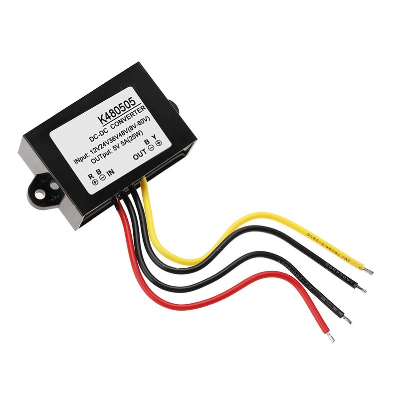 DC-DC 12V/24V/36V/48V to 5V 5A Buck Converter Step Down Power