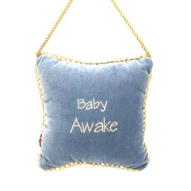 HAN-97 Baby Blue 100% Velvet Door Hanger 6x6