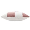 Heya Home Cozee Pink Check Faux Fur Cushion Cover