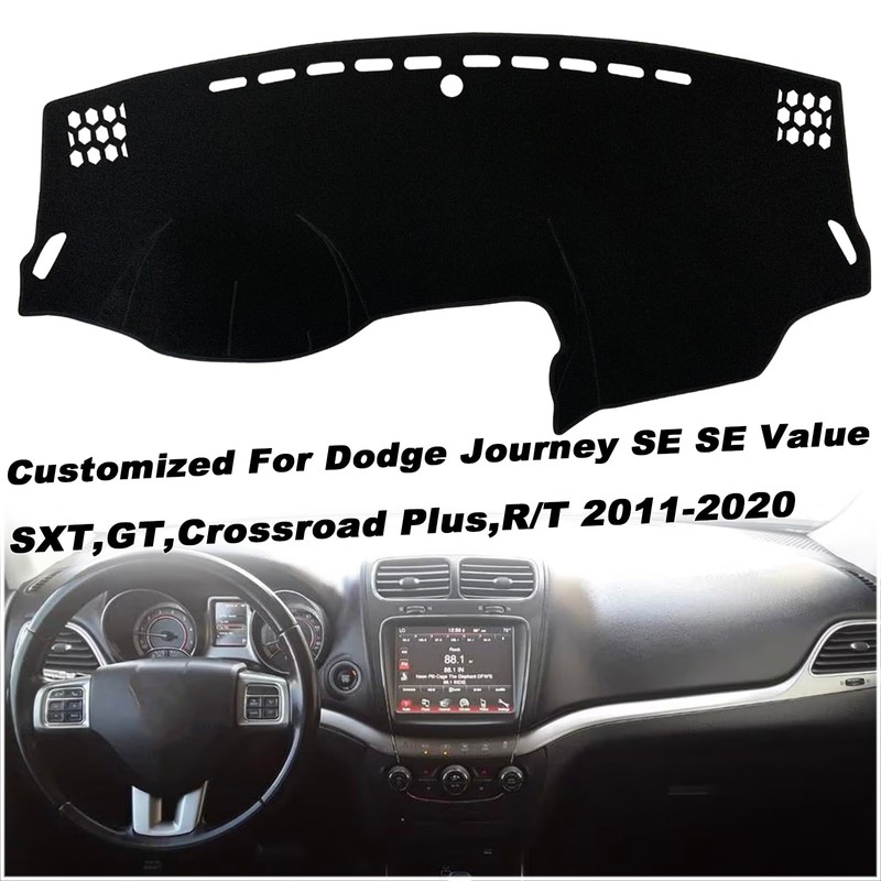 KEEGTBOX Dash Mat Cover Custom Interior Center Console Compatible with