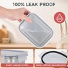 Cykorxicc 12PC 304 Stainless Steel Food Storage Containers with Lids