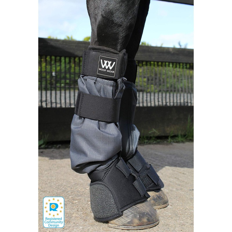 Woof Wear 2022 Mud Fever Boots - Black/Turquoise