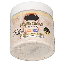 Exfoliante Corporal, Exfoliante De Arroz Aclarante, Exfoliante Corporal de Arroz 200 mlCrema Exfoliante Corporal de Profunda Exfoliante De Arroz Body 