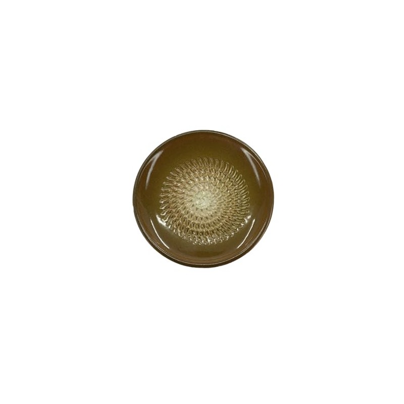 Kaladia Ceramic Grater Plate, Plain Colour, Ideal for Ginger, Parmesan
