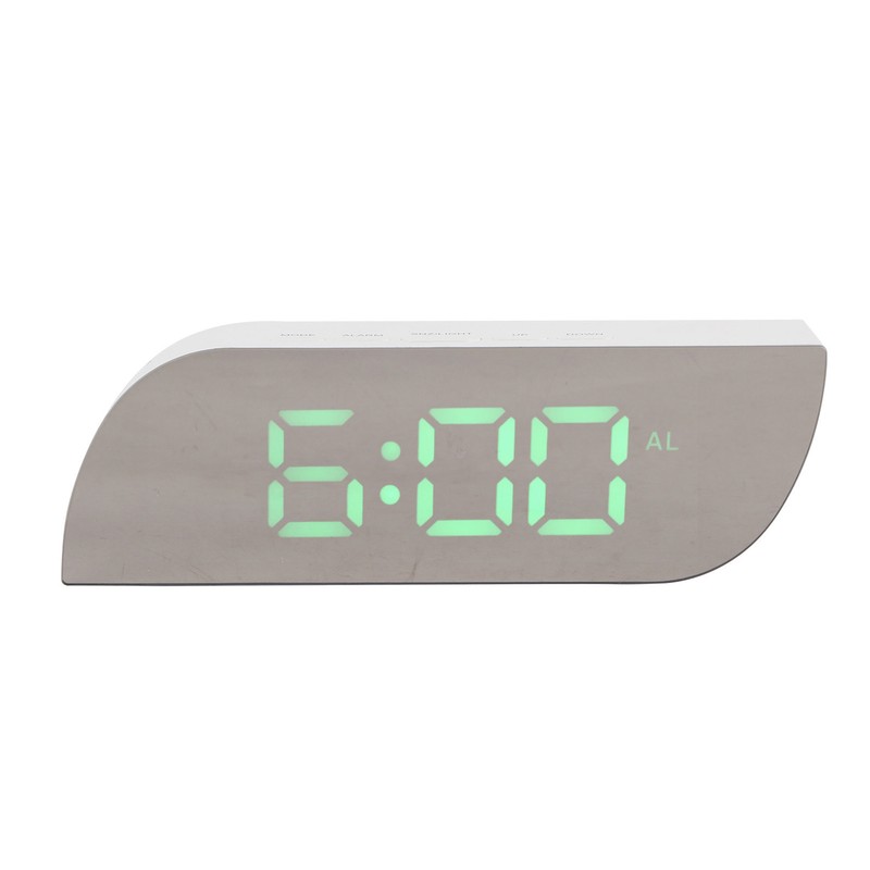 LED Digital Clock 12/24 Hour Conversion Adjustable Brightness Bedside Alarm