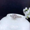 Shiny Full Diamond Ring 1Carat Round Cut Cubic Zirconia Promise