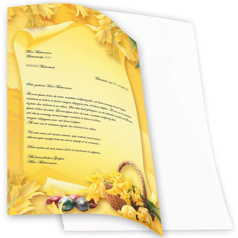 Letter Writing Paper Easter [100 Sheets]