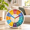 Kids Analog Alarm Clock for Learning Time – Easy-to-Read Desktop