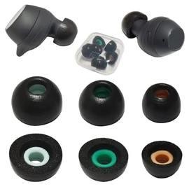 Consejos de espuma viscoelástica para Galaxy Buds FE/Buds+ / Buds 2 almohadillas para orejas de repuesto