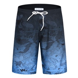 APTRO Men's Swim Trunks Quick Dry Bathing Suit Swim Shorts HW023 Blue S