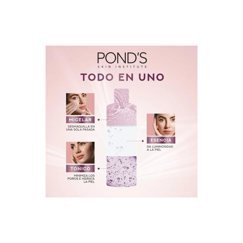Skincare Kit 3 Pzas Desmaquillante Ponds Bright Miracle