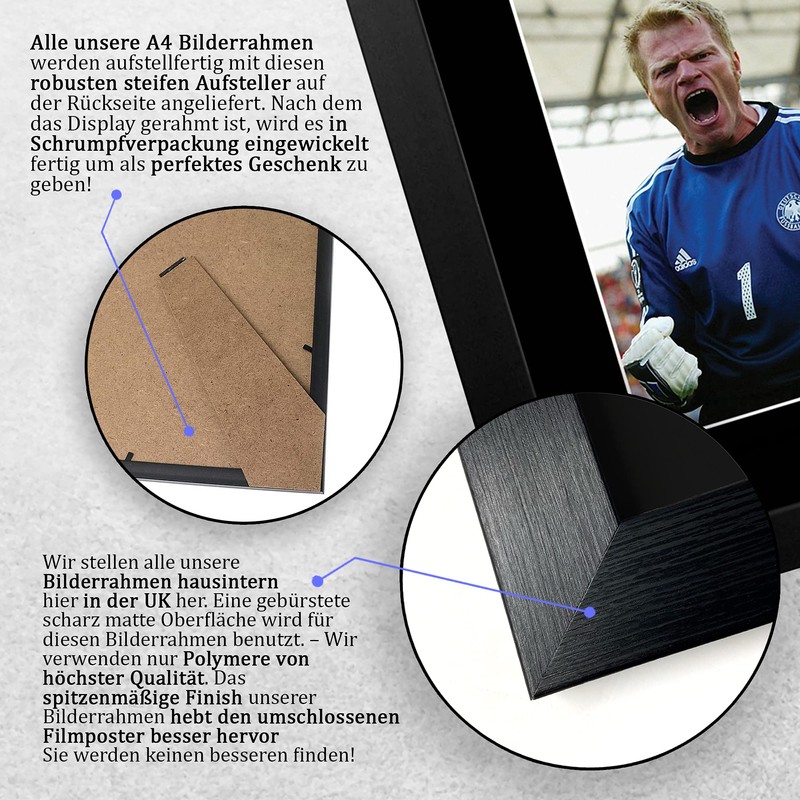 HWC Trading A4 FR Oliver Kahn Germany Gifts Printed Autograph