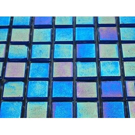 81 Sheet 10mm Iridescent Micro Tile, Dark Blue