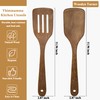 Wooden Spatula, Pack of 2 Wood Solid Turner Kitchen Wooden